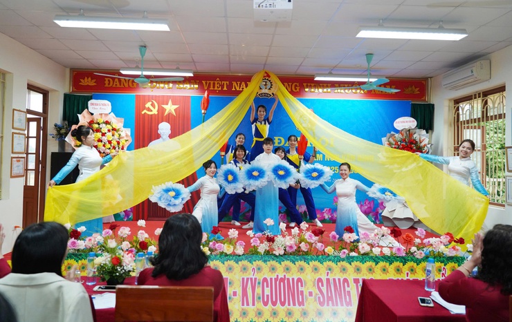 Đại hội Công đoàn trường mầm non Văn Bình- Ảnh 13.