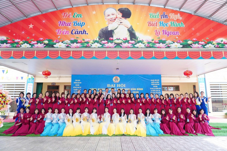 Đại hội Công đoàn trường mầm non Văn Bình- Ảnh 2.