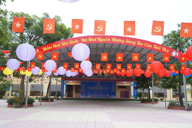 Đại hội Công đoàn trường mầm non Văn Bình- Ảnh 4.