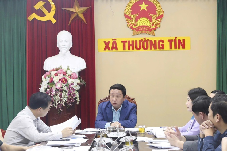 Hội nghị thành viên UBND xã mở rộng- Ảnh 6.