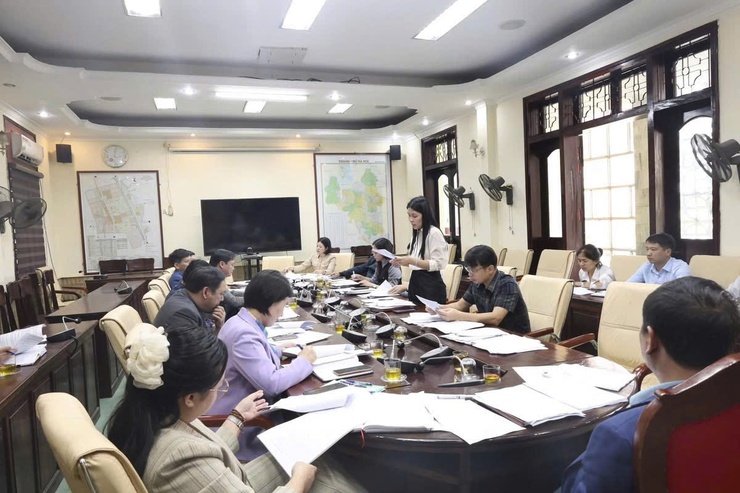 Hội nghị thành viên UBND xã mở rộng- Ảnh 5.