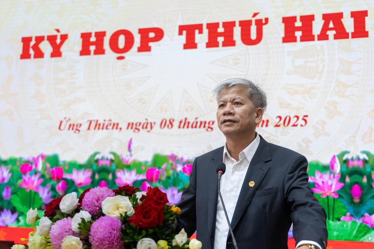 HĐND xã Ứng Thiên tổ chức Kỳ họp thứ hai, khóa I nhiệm kỳ 2021–2026- Ảnh 16.