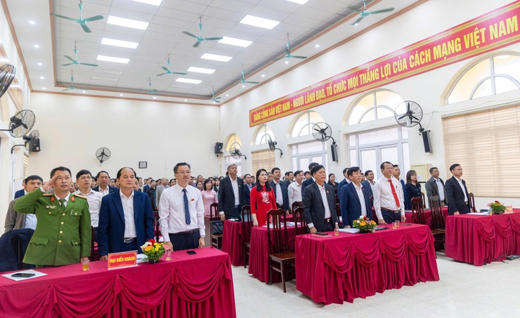 HĐND xã Ứng Thiên tổ chức Kỳ họp thứ hai, khóa I nhiệm kỳ 2021–2026- Ảnh 9.