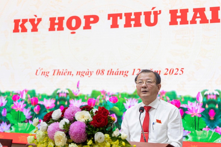 HĐND xã Ứng Thiên tổ chức Kỳ họp thứ hai, khóa I nhiệm kỳ 2021–2026- Ảnh 2.