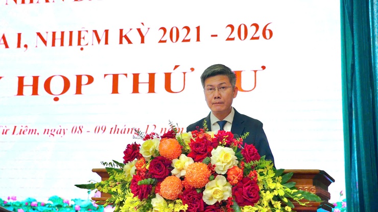 HĐND phường Từ Liêm khóa I tổ chức Kỳ họp thứ Tư,
 nhiệm kỳ 2021 -2026- Ảnh 5.