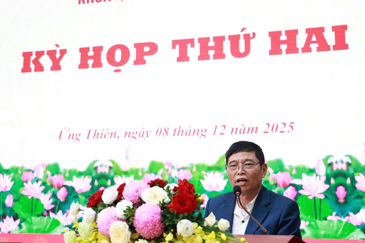 HĐND xã Ứng Thiên tổ chức Kỳ họp thứ hai, khóa I nhiệm kỳ 2021–2026- Ảnh 6.