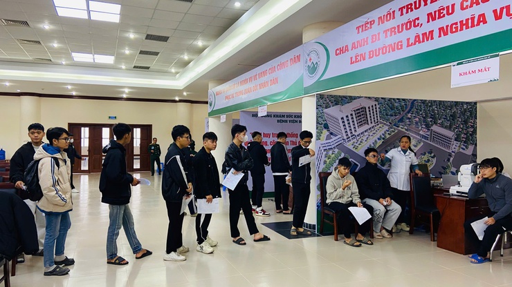 Xã Vật Lại tổ chức khám sức khỏe nghĩa vụ quân sự năm 2026- Ảnh 3.