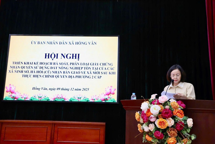 Xã Hồng Vân: Rà soát, phân loại giấy chứng nhận quyền sử dụng đất nông nghiệp tồn tại của các xã Hà Hồi, Ninh Sở (cũ) nhận bàn giao về xã mới sau khi thực hiện mô hình chính quyền địa phương 2 cấp- Ảnh 6.