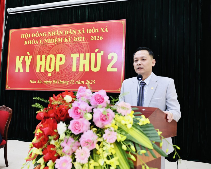 HĐND xã Hoà Xá thông qua 06 nghị quyết tại kỳ họp thường kỳ cuối năm 2025- Ảnh 3.