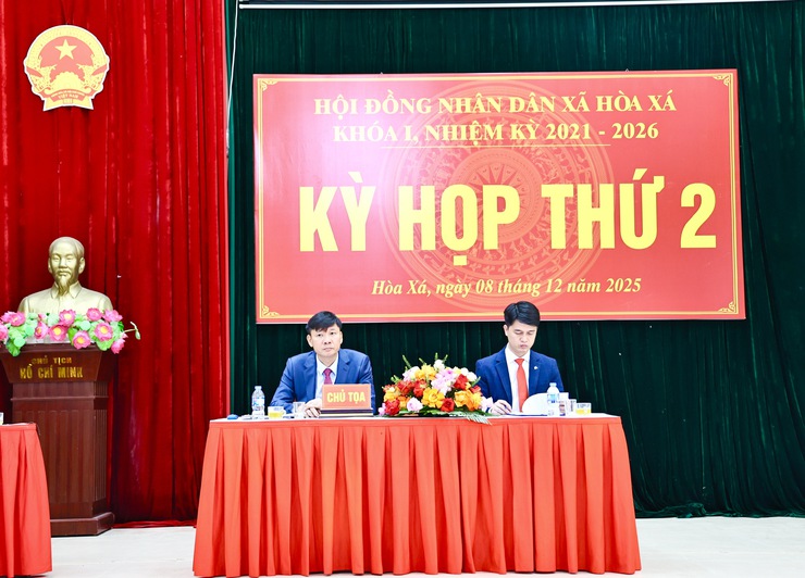 HĐND xã Hoà Xá thông qua 06 nghị quyết tại kỳ họp thường kỳ cuối năm 2025- Ảnh 2.