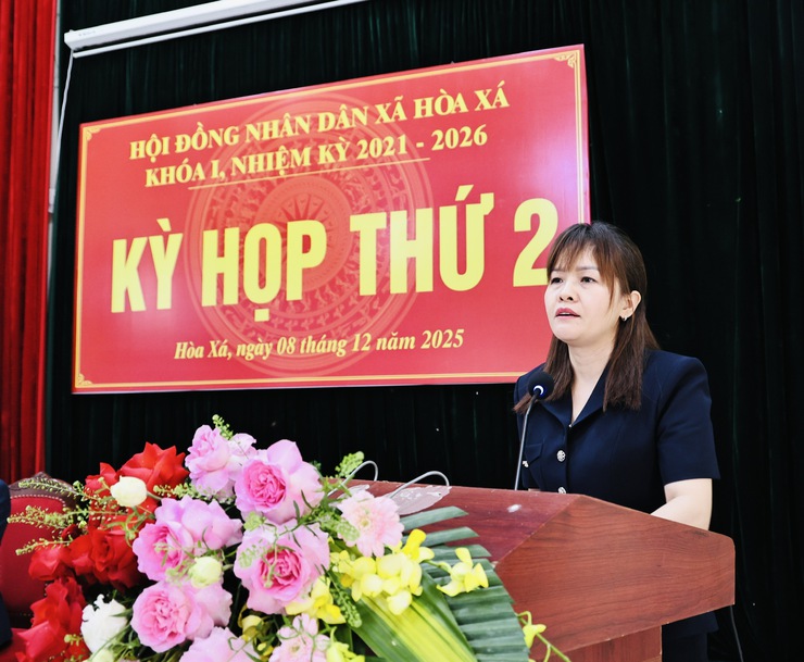 HĐND xã Hoà Xá thông qua 06 nghị quyết tại kỳ họp thường kỳ cuối năm 2025- Ảnh 4.