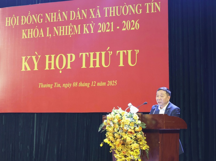 HĐND xã Thường Tín thông qua 4 nghị quyết tại kỳ họp cuối năm 2025.- Ảnh 3.