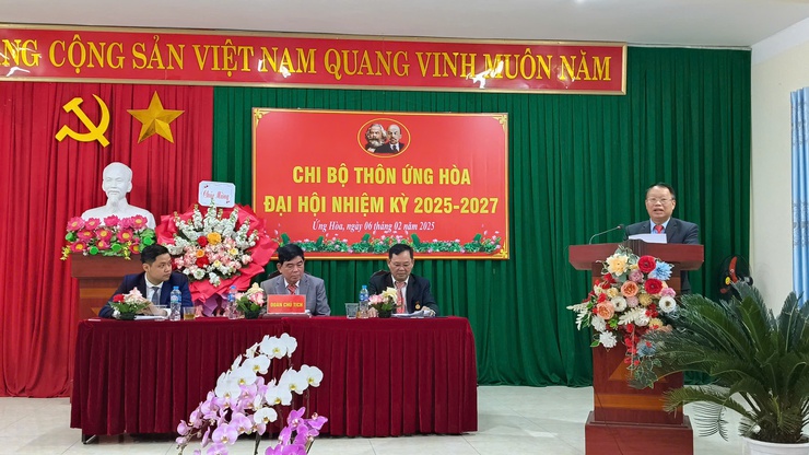 ĐẠI HỘI CHI BỘ THÔN ỨNG HOÀ NHIỆM KỲ (2025-2027)- Ảnh 3.