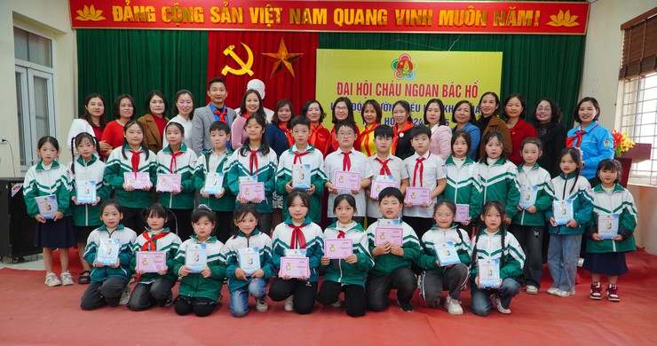 Liên đội trường Tiểu học Khai Thái tổ chức Đại hội Cháu ngoan Bác Hồ- Ảnh 4.