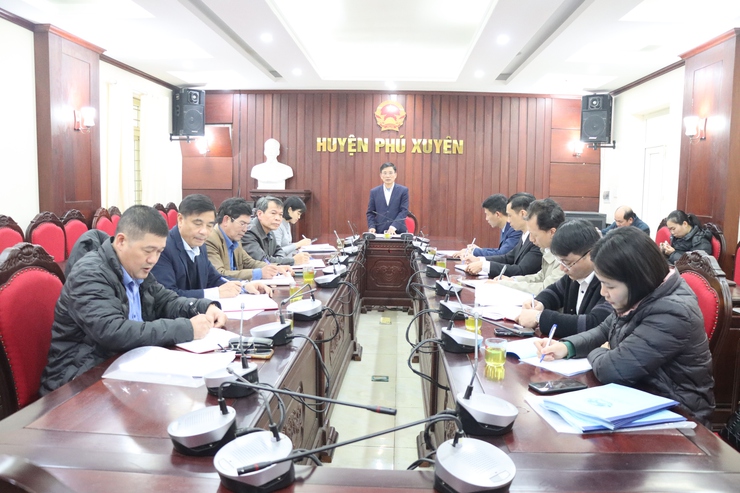 Thường trực HĐND huyện tiếp tục duyệt chương trình công tác năm 2025 đối với 12 xã, thị trấn- Ảnh 1.