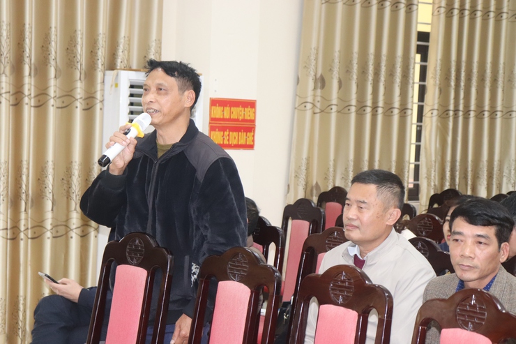 Thường trực Huyện ủy làm việc với Đảng ủy xã Hồng Minh- Ảnh 4.