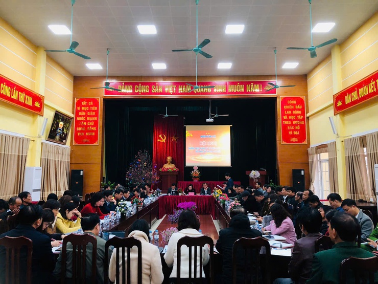 Thường trực Huyện ủy làm việc với Đảng ủy xã Cao Sơn Tiến- Ảnh 3.