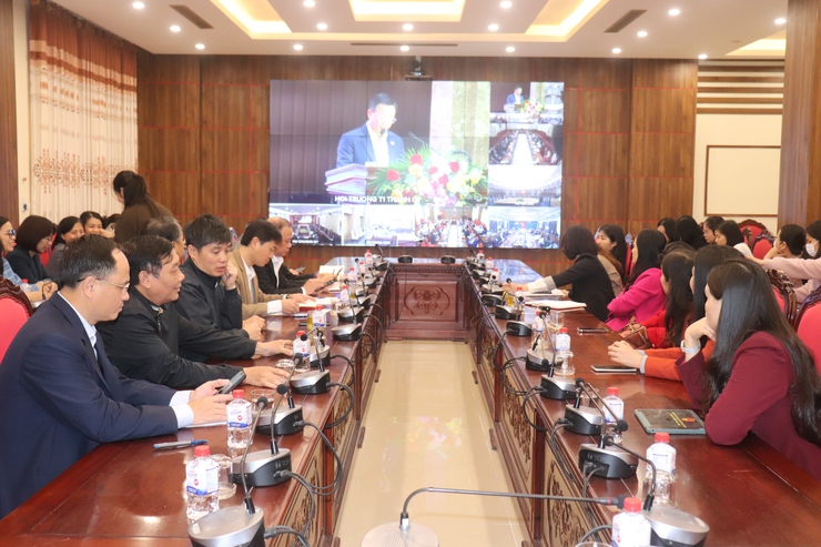 Hội nghị tập huấn một số ứng dụng chuyển đổi số trong các cơ quan Đảng, MTTQ và các tổ chức chính trị xã hội thuộc thành phố.- Ảnh 1.