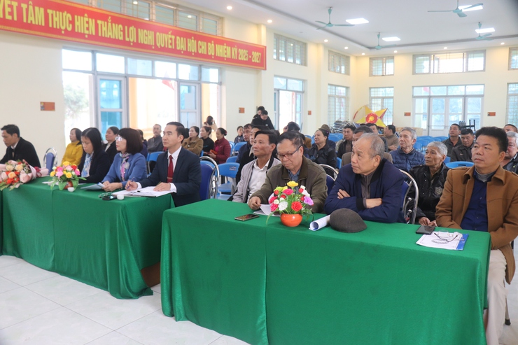 Tiểu khu Mỹ Lâm tổ chức hội nghị đại biểu Nhân dân bàn việc xây đựng đời sống văn hóa ở cơ sở năm 2025- Ảnh 3.