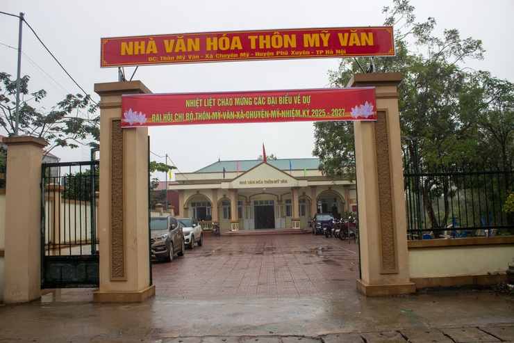 Đại hội chi bộ thôn Mỹ Văn - Xã Chuyên Mỹ,  nhiệm kỳ 2025-2027- Ảnh 1.