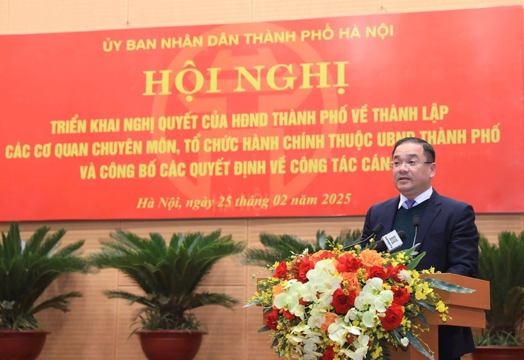 Hà Nội bổ nhiệm cán bộ các sở, ngành sau hợp nhất, sáp nhập- Ảnh 2.