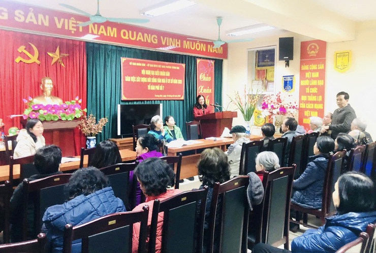Các tổ dân phố trên địa bàn phường Tương Mai tổ chức thành công hội nghị đại biểu nhân dân bàn việc xây dựng đời sống văn hoá ở cơ sở năm 2025.- Ảnh 3.