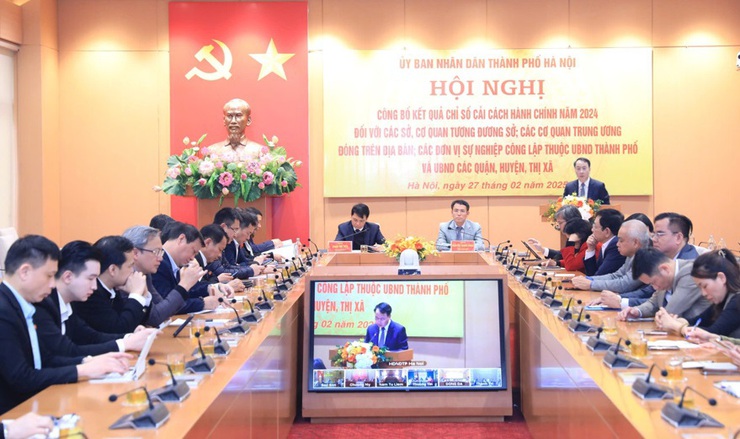 Hội nghị trực tuyến công bố kết quả Chỉ số cải cách hành chính năm 2024- Ảnh 1.