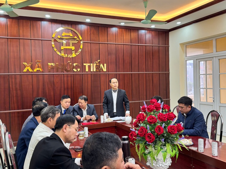 ĐU- HĐND-UBND- UBMTTQ XÃ PHÚC TIẾN TỔ CHỨC HỘI NGHỊ GẶP MẶT ĐẦU XUÂN ẤT TỴ 2025- Ảnh 2.