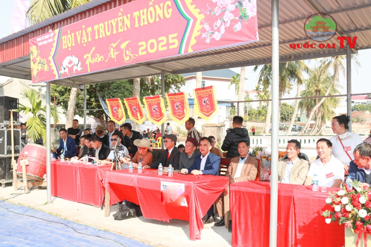 Tưng bừng Giải Vật truyền thống đầu Xuân thôn Ngọc Phúc, xã Ngọc Liệp, huyện Quốc Oai- Ảnh 1.