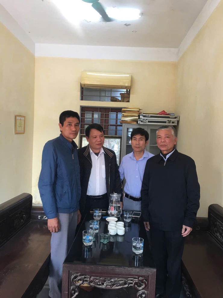 ĐOÀN LÃNH ĐẠO ĐU - HĐND - UBND - UB MTTQ XÃ ĐI THĂM VÀ CHÚC TẾT CÁC CHI BỘ TRÊN ĐỊA BÀN XÃ- Ảnh 5.