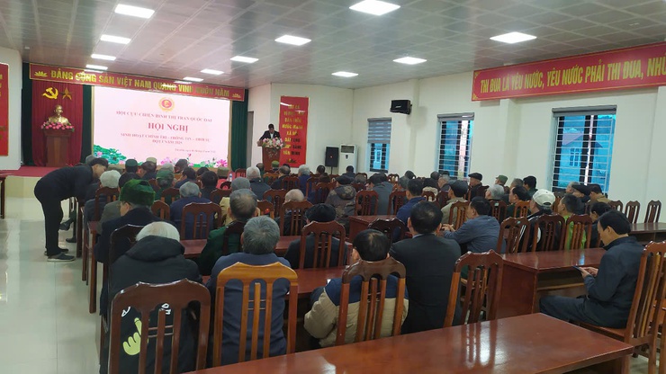 Hội CCB Thị trấn Quốc Oai: Hội nghị sinh hoạt chính trị, thông tin thời sự đợt 1 năm 2025- Ảnh 1.