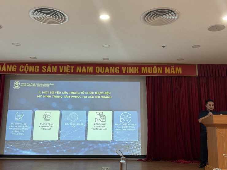 Hà Nội: Trung tâm Phục vụ hành chính công Thành phố tổ chức tập huấn cho nhân sự mới- Ảnh 5.