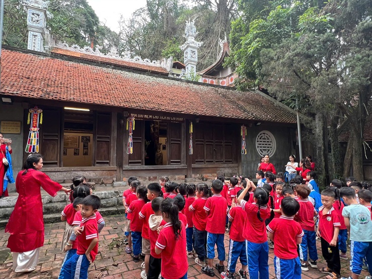 TRƯỜNG MẦM NON SÀI SƠN C TỔ CHỨC THĂM QUAN VÀ TRẢI NGHIỆM TẠI KHU DI TÍCH QUỐC GIA ĐẶC BIỆT CHÙA THẦY- Ảnh 8.