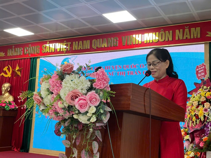 Hội LHPN Thị trấn Quốc Oai tổ chức lễ kỷ niệm 115 năm Ngày Quốc tế Phụ nữ (8/3/1910-8/3/2025) và 185 năm cuộc khởi nghĩa Hai Bà Trưng- Ảnh 9.