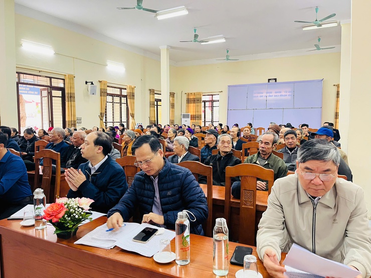 UBND phối hợp với Ủy ban MTTQ Việt Nam xã tổ chức Hội nghị đại biểu nhân dân, bàn việc xây dựng đời sống văn hóa ở cơ sở năm 2025- Ảnh 2.
