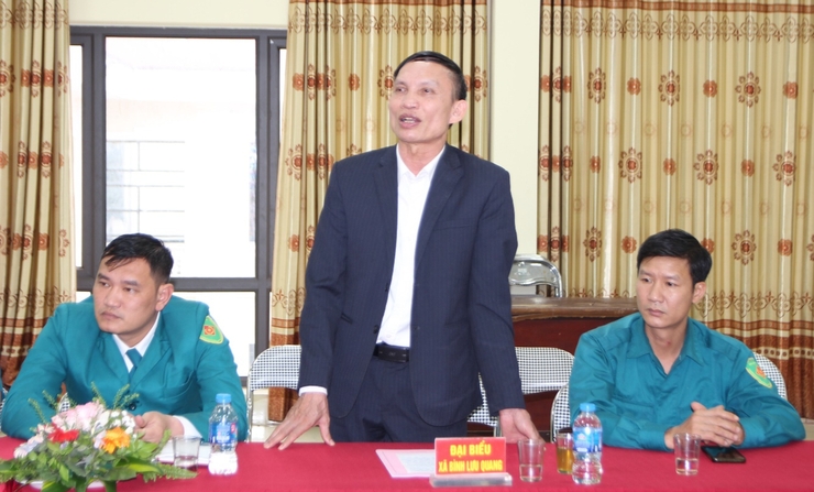Cụm thi đua số 3 Ban chỉ huy quân sự huyện tổ chức hội nghị đăng kí thi đua năm 2025- Ảnh 3.
