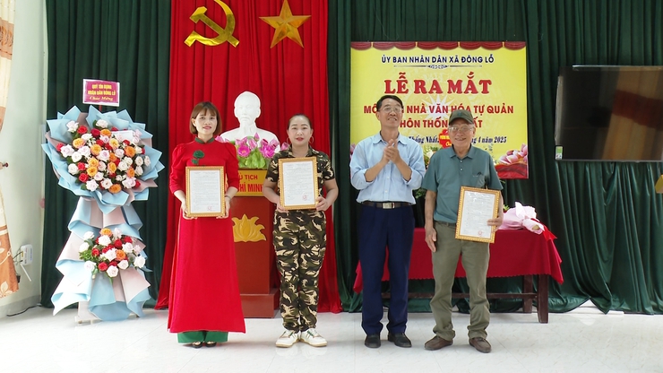 Đông Lỗ ra mắt mô hình nhà văn hóa tự quản thôn Thống Nhất.- Ảnh 2.