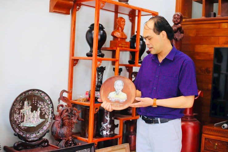 Phấn đấu xây dựng Ocop 5 sao đối với sản phẩm khảm trai Chuyên Mỹ- Ảnh 1.