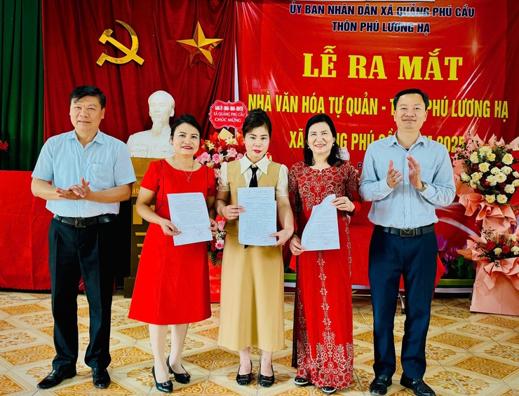 Xã Quảng Phú Cầu ra mắt Nhà văn hóa tự quản thôn Phú Lương Hạ- Ảnh 4.