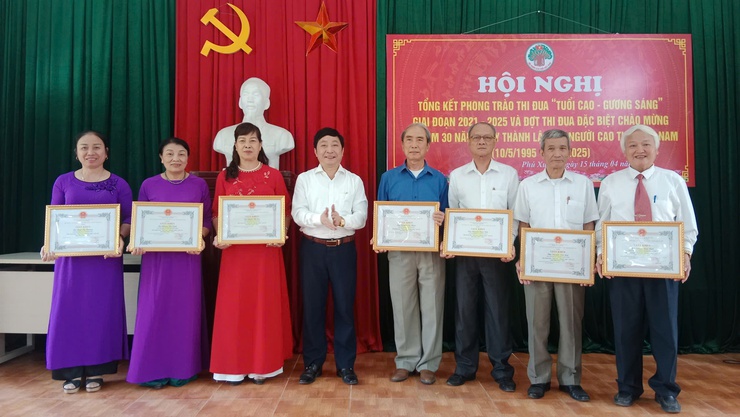 Hội Người cao tuổi huyện tổng kết phong trào thi đua “Tuổi cao - Gương sáng” giai đoạn 2021 – 2025- Ảnh 3.