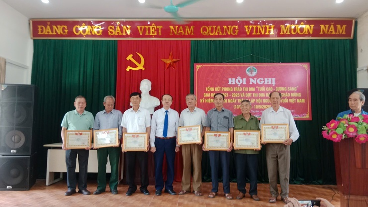 Hội Người cao tuổi huyện tổng kết phong trào thi đua “Tuổi cao - Gương sáng” giai đoạn 2021 – 2025- Ảnh 4.