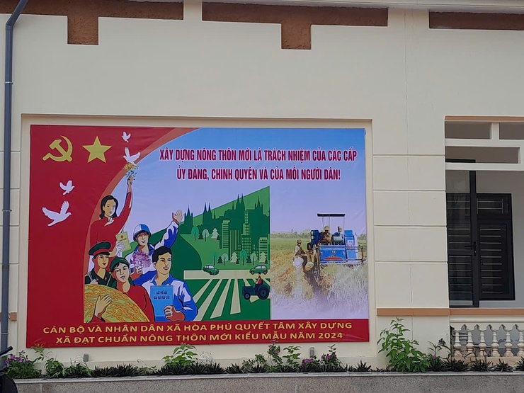 Xã Hòa Phú đạt chuẩn nông thôn mới kiểm mẫu - Ảnh 13.