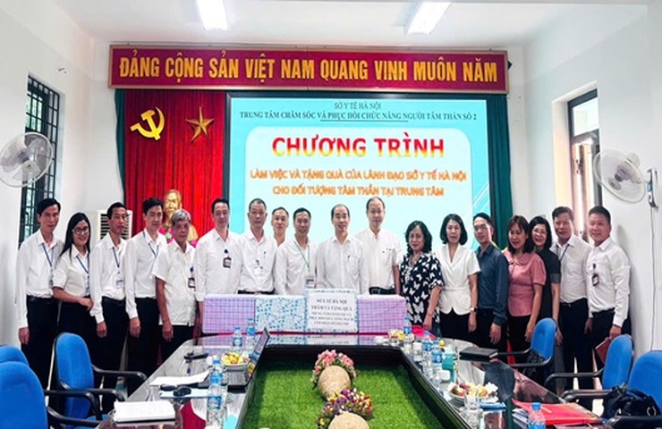 Sở Y tế Hà Nội làm việc với Trung tâm chăm sóc và phục hồi chức năng bệnh nhân tâm thần số 2: Tháo gỡ khó khăn, định hướng phát triển bền vững- Ảnh 4.