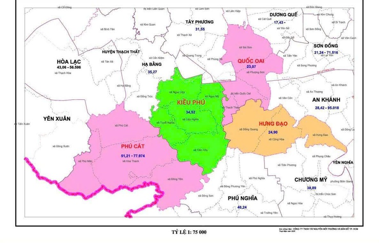 Khảo sát lấy ý kiến Nhân dân về việc sáp nhập các xã trên địa bàn huyện Quốc Oai- Ảnh 1.