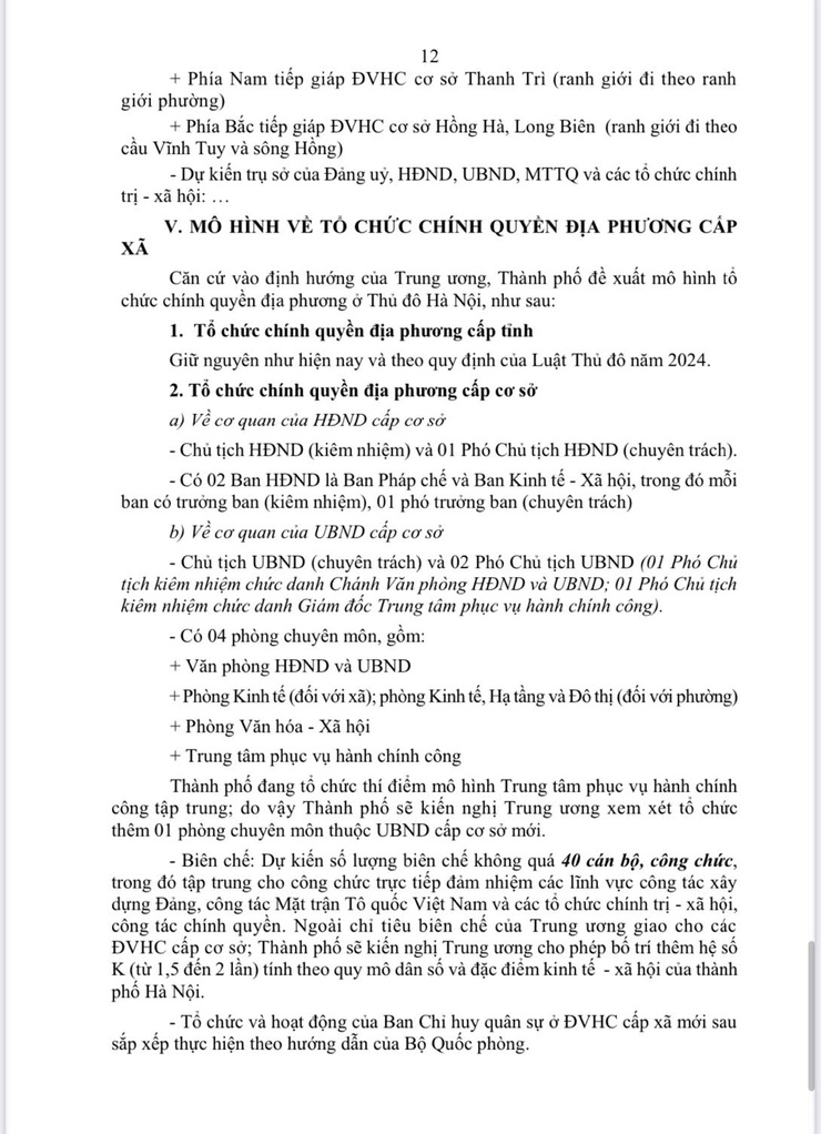 Phương án sắp xếp đơn vị hành chính cấp xã của quận Hoàng Mai- Ảnh 6.