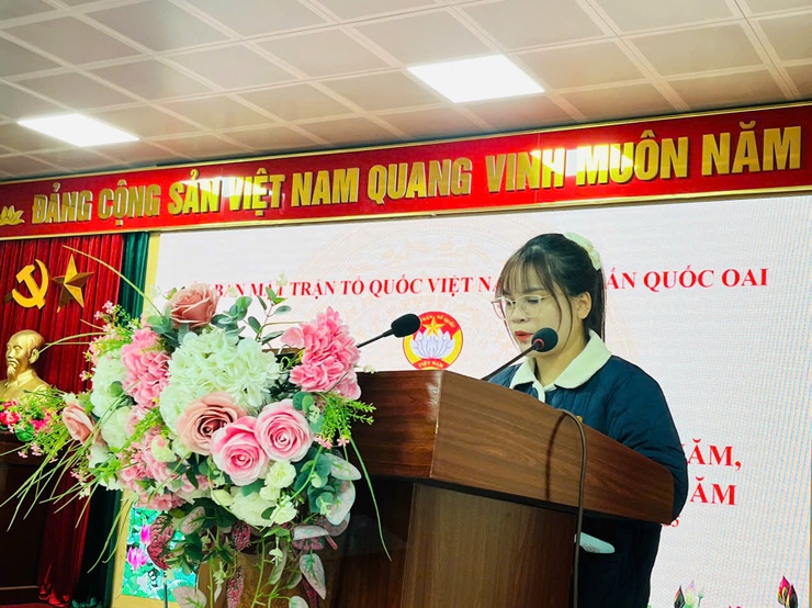 UBMTTQVN Thị trấn Quốc Oai tổ chức hội nghị sơ kết 3 tháng đầu năm, triển khai nhiệm vụ 9 tháng cuối năm 2025- Ảnh 2.