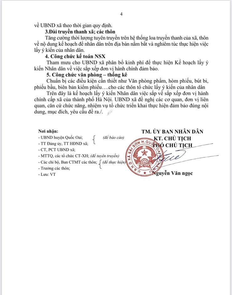 Tổ chức lấy ý kiến nhân dân về phương án sắp xếp đơn vị hành chính cấp xã trên địa bàn xã Sài Sơn- Ảnh 4.