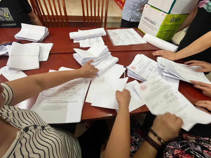 Thị trấn Quốc Oai hoàn thành việc tổ chức lấy ý kiến nhân dân về sắp xếp đơn vị hành chính cấp xã trên địa bàn TP Hà Nội- Ảnh 4.
