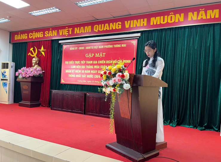 Đảng ủy - UBND-UBMTTQ phường Tương Mai tổ chức Hội nghị gặp mặt các đại biểu trực tiếp tham gia làm nên đại thắng mùa xuân năm 1975 nhân kỷ niệm 50 năm ngày giải phóng Miền Nam, thống nhất đất nước (30/4/1975-30/4/2025)- Ảnh 2.