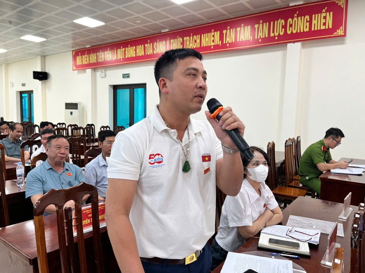 HĐND thị trấn Quốc Oai tổ chức kỳ họp thứ mười sáu thông qua phương án sắp xếp đơn vị hành chính cấp xã- Ảnh 4.